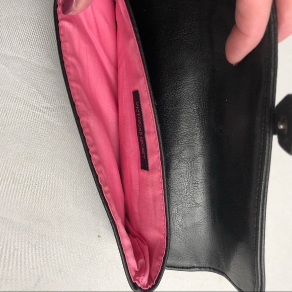 Victoria’s Secret metal bracelet black clutch or wristlet - Picture 5 of 5